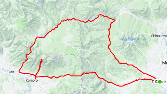 高崎駅出発、車坂峠～地蔵峠